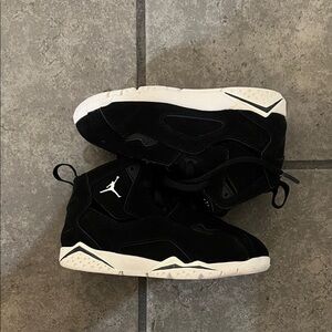 Jordan Kids Black and White Sneakers